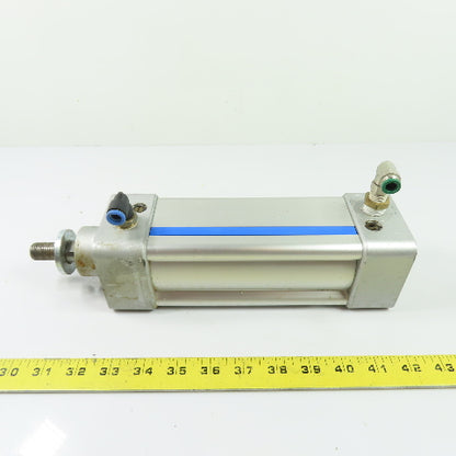 Micro N/A Double Acting Pneumatic Tie Rod Air Cylinder 5" Stroke 2.5" Bore