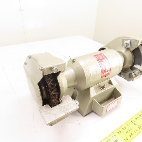 Wissota E-7W 7" Dual Wheel Bench Grinder 1/2HP 115V 3450RPM 5/8" Arbor