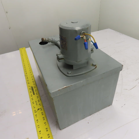 Yun Fu YF- 1/8HP 5 Gallon Coolant Pump Tank 220/440V 3Ph Tested