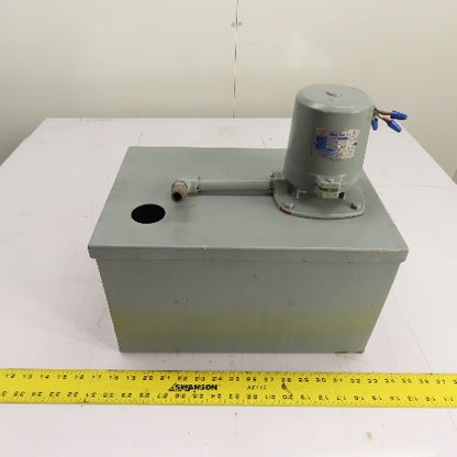 Yun Fu YF- 1/8HP 5 Gallon Coolant Pump Tank 220/440V 3Ph Tested