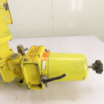 Milton Roy RA11 Metering Pump 1/2HP 3Ph 230/460V 5.4/5.9GPH 100-350PSIG