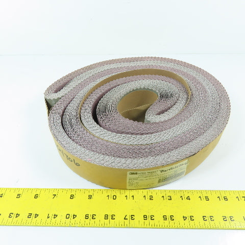 3M 45162 217EA Trizact A6 Grit Film-Lok Cloth Sanding Belt 2-1/4" x 132" Lot/25