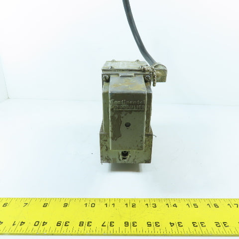 Continental Hydraulics 51067-J Hydraulic Directional Control Valve 115V 3000PSI