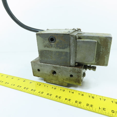 Continental Hydraulics 51067-J Hydraulic Directional Control Valve 115V 3000PSI