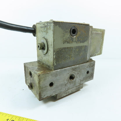 Continental Hydraulics 51067-J Hydraulic Directional Control Valve 115V 3000PSI