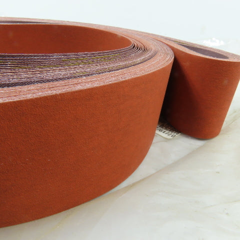 3M 707E JE 2" x 72" 220 Grit Cloth Abrasive Sanding Belt Lot Of 20