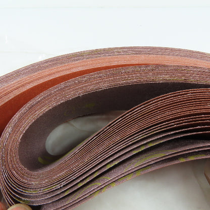 3M 707E JE 2" x 72" 220 Grit Cloth Abrasive Sanding Belt Lot Of 20