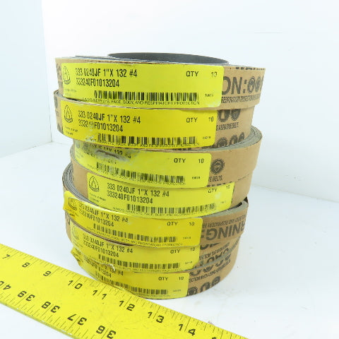 Klingspor 333240F01013204 333 0240JF 1"x132" 240 Grit Sanding Belt Lot Of 70