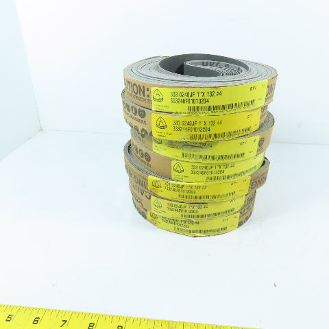 Klingspor 333240F01013204 333 0240JF 1"x132" 240 Grit Sanding Belt Lot Of 70