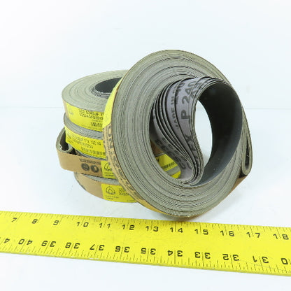 Klingspor 333 0240JF 1" x 132" P240 Grit Cloth Sanding Belt Lot Of 50