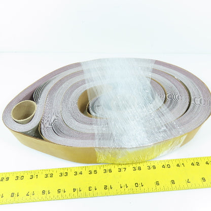 3M 69069 2in x 148in A30 Grit Trizact FullFlex Abrasive Sanding Belts Lot/25