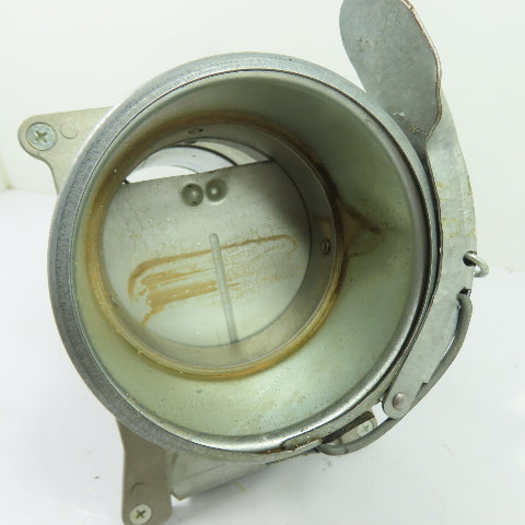 4"Galvenized Duct Blast Gate 9-3/4" OAL