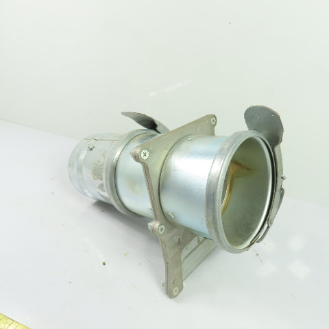 4"Galvenized Duct Blast Gate 9-3/4" OAL