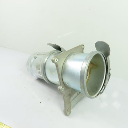 4"Galvenized Duct Blast Gate 9-3/4" OAL
