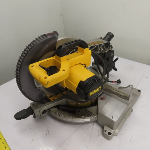 DeWalt DW715 12" Single-Bevel Compound Miter Saw 120VAC 15A 4000RPM