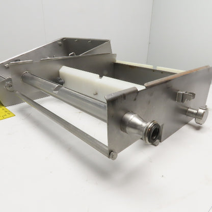 16" Belt Sanitary Food Grade Inline Conveyor Belt Washer Dryer 1" RJT