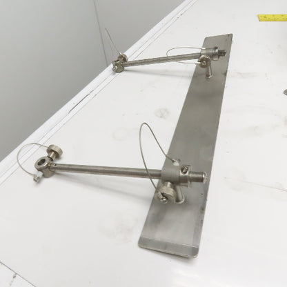 16" Belt Sanitary Food Grade Inline Conveyor Belt Washer Dryer 1" RJT