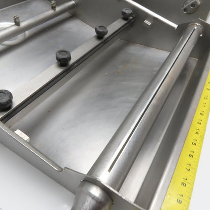 16" Belt Sanitary Food Grade Inline Conveyor Belt Washer Dryer 1" RJT