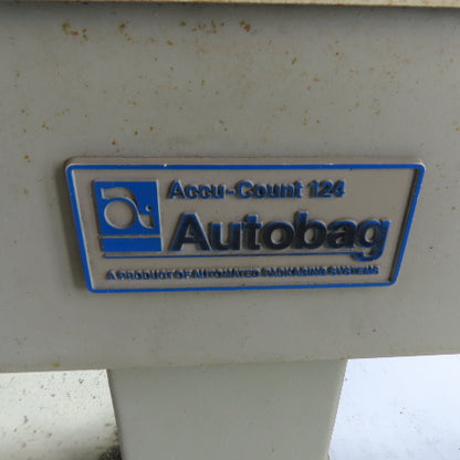 Autobag Accu-Count 124 Parts Counter Feeder Conveyor 115V 28"