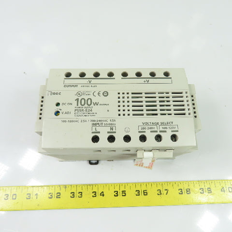 IDEC PS5R-E24 Power Supply 100W 24VDC 4.2A Output 100-120/200-240VAC Input