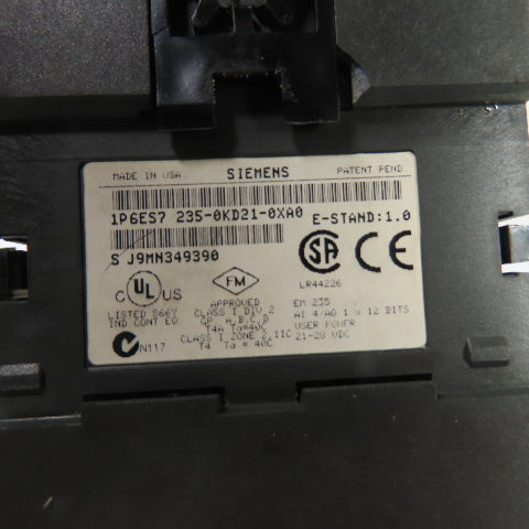Siemens 6ES7 235-0KD21-0XA0 EM235 Simatic I/O Module 24VDC