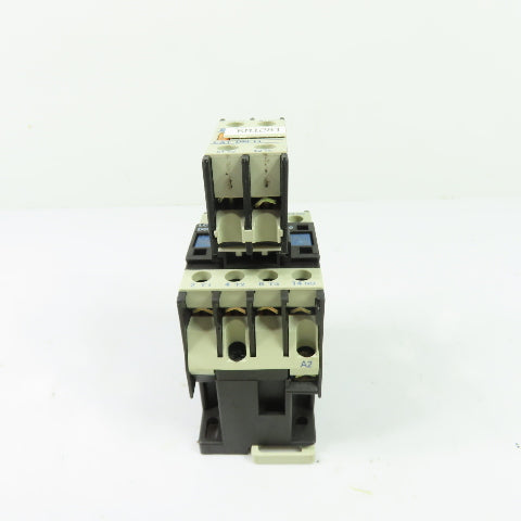 Telemecanique LC1D0910 25A IEC Motor Contactor 24V Coil w/ LA1DN11 Contact Block