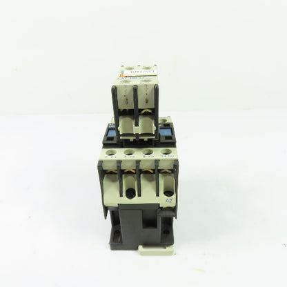 Telemecanique LC1D0910 25A IEC Motor Contactor 24V Coil w/ LA1DN11 Contact Block