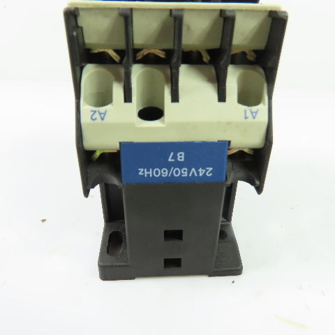 Telemecanique LC1D0910 25A IEC Motor Contactor 24V Coil w/ LA1DN11 Contact Block