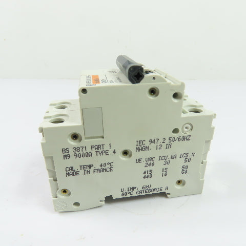 Merlin Gerin C60H D2A N/A Multi 9 2A 2-Pole Circuit Breaker 415V
