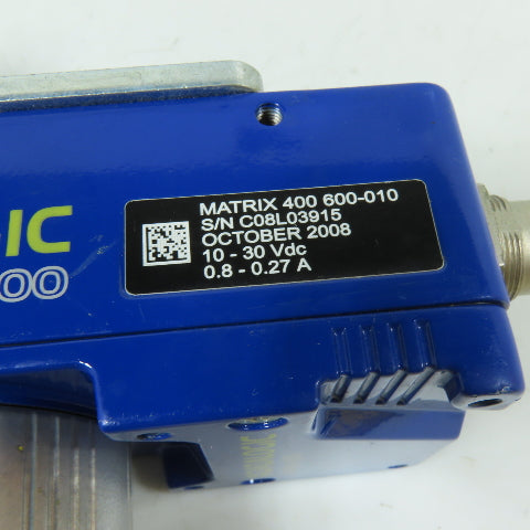 Datalogic Matrix 400 600-010 2D Vision Sensor Barcode Reader 10-30VDC
