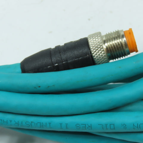 Lumberg Automation 0985 656 103/5M M12 to RJ45 Industrial Ethernet Cable 5M