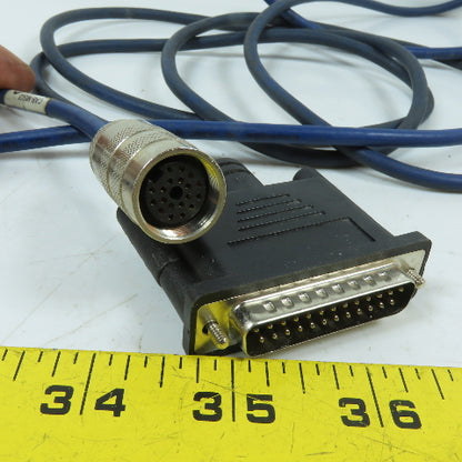 Datalogic CAB-MS03 M16 IP67 DB25 Interface Cable for Visiset Barcode Reader 16'