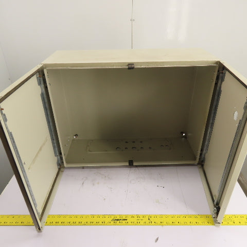 2-Door Hinged Wall Mount Electrical Enclosure 24" x 10.5" x 31.5"