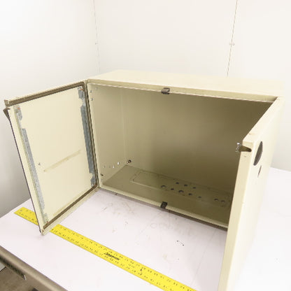 2-Door Hinged Wall Mount Electrical Enclosure 24" x 10.5" x 31.5"