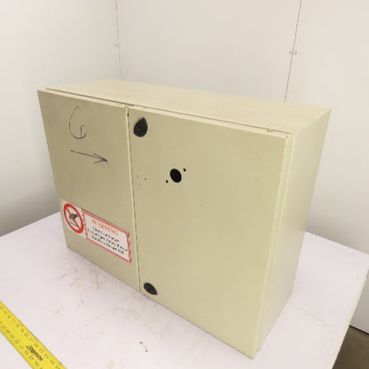 2-Door Hinged Wall Mount Electrical Enclosure 24" x 10.5" x 31.5"