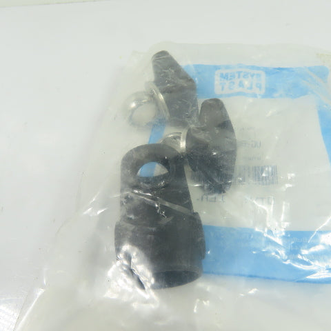 System Plast VG-621-58-58 Cross Block For 5/8" Round Rod W/ 2 Knobs