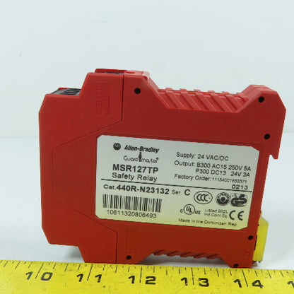 Allen-Bradley MSR127TP 440R-N23132 Safety Relay 24VAC/DC