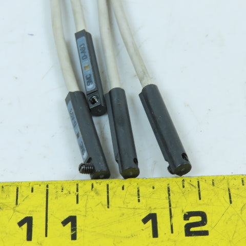 SMC D-A93 Reed Auto Switch w/ 0.5m Lead Wire 24VDC/100VAC Lot Of 4