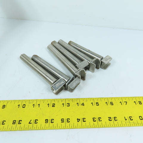 Valu Guide VG-018 5/8" Rod Stainless Steel Conveyor Guide Rail Clip Rod Lot Of 6