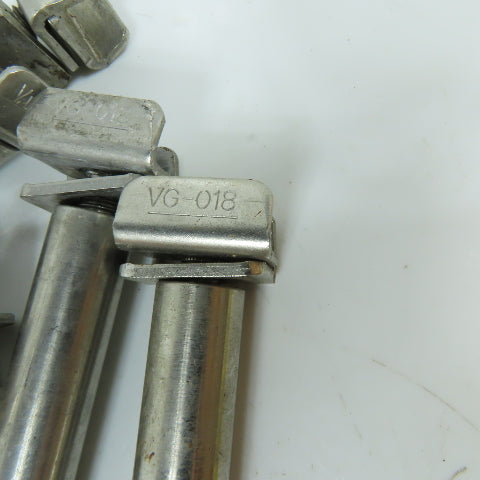 Valu Guide VG-018 5/8" Rod Stainless Steel Conveyor Guide Rail Clip Rod Lot Of 6