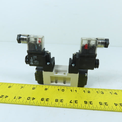 YPC SIV420-IP 5/2 Way Double Solenoid Pneumatic Directional Control Valve 24V