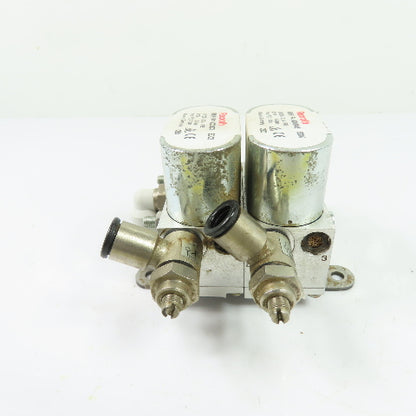 Rexroth ED02 R414002403 Dual Pneumatic Pressure Regulator Valve 24VDC 0.3A