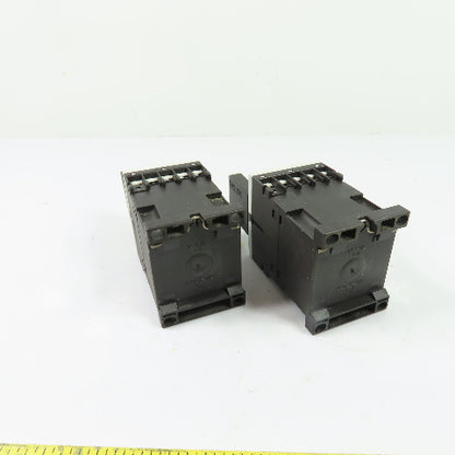 Siemens 3RH1140-1BB40 10A 600V Contactor 24VDC Coil w/Surge Suppressor Lot/2