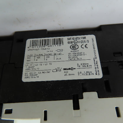 Siemens 3RT1016-1BB41 3RV1021-1BA10 1.4-2A Motor Starter Breaker 24VDC Coil