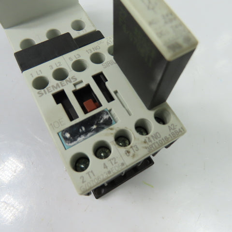 Siemens 3RT1016-1BB41 3RV1021-1BA10 1.4-2A Motor Starter Breaker 24VDC Coil