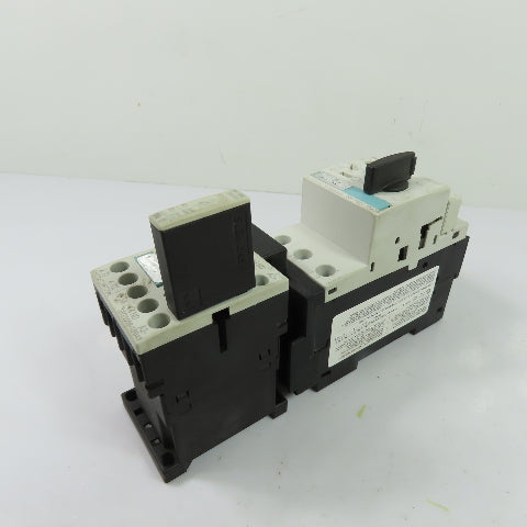 Siemens 3RT1016-1BB41 3RV1021-1BA10 1.4-2A Motor Starter Breaker 24VDC Coil