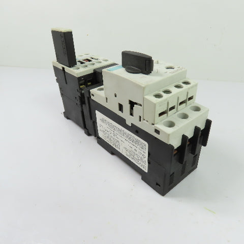 Siemens 3RT1016-1BB41 3RV1021-1BA10 1.4-2A Motor Starter Breaker 24VDC Coil