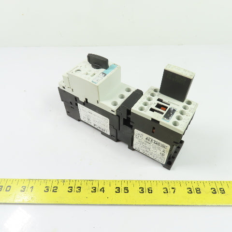 Siemens 3RT1016-1BB41 3RV1021-1BA10 1.4-2A Motor Starter Breaker 24VDC Coil