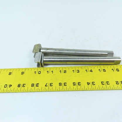 Valu Guide VG-018 5/8" x 6" Stainless Steel Conveyor Guide Rail Lot Of 2