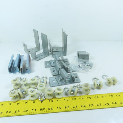 Curtain Strut Track Hardware Kit W/Carriers, Brackets & Splices
